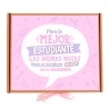 Caja rosa de golosinas - Regalos para estudiantes