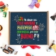 Caja Feliz Navidad y próspero año nuevo - Regalo navideño