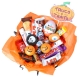 Cesta de Halloween con chocolatinas