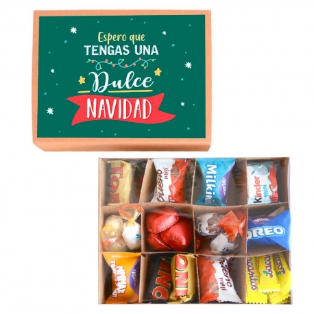 Bombones en caja regalo - Dulce Navidad