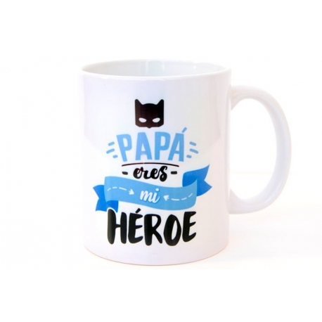 Taza "Papá, mi héroe" - Tazas personalizadas