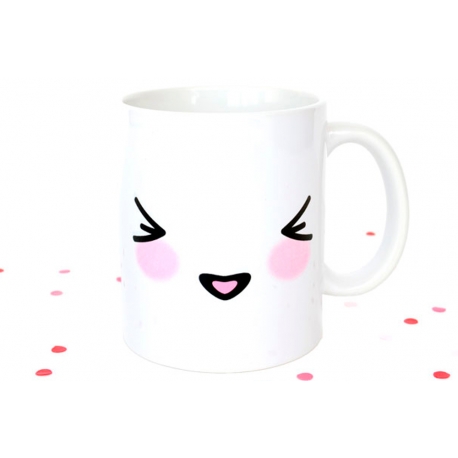 Taza con cara feliz - Tazas personalizadas