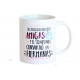 Taza "La casualidad nos hizo amigas" - Tazas personalizadas