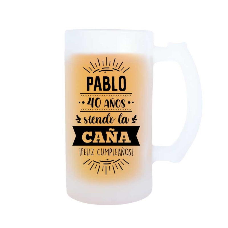 Jarra de cumpleaños personalizada