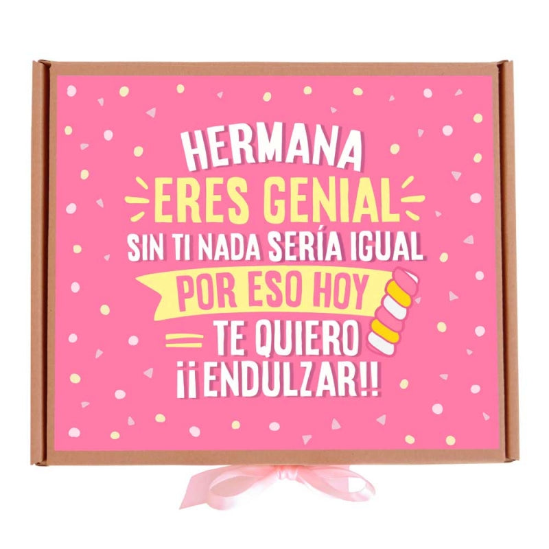 Hermano/a eres genial - Caja de golosinas