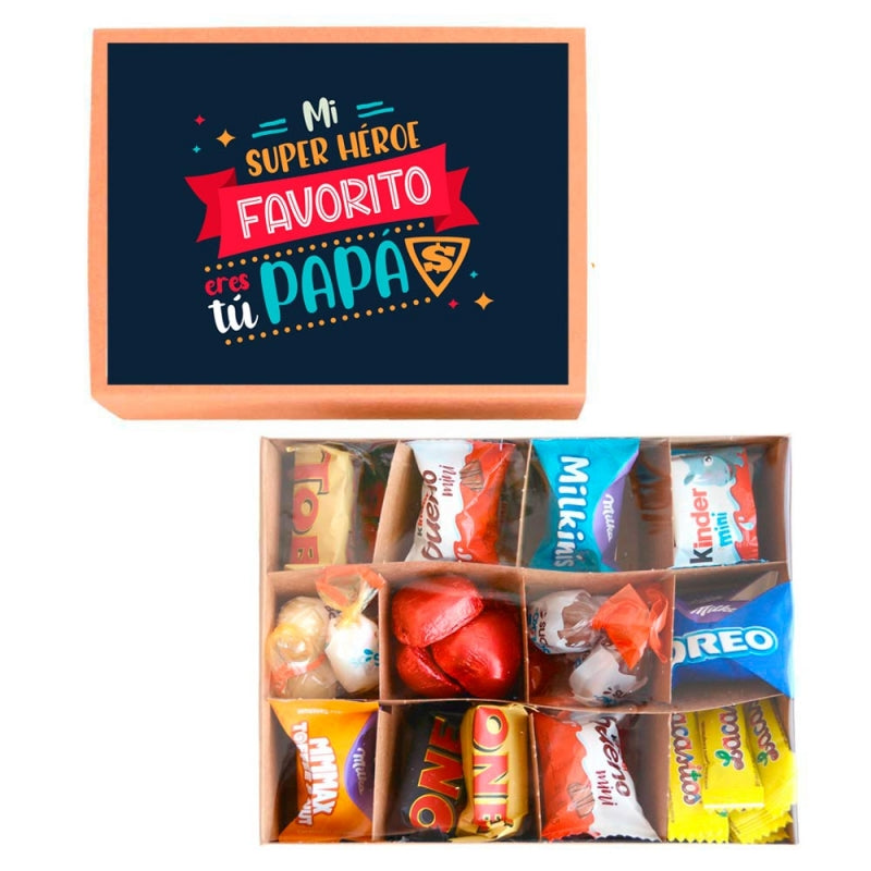 Cajita de bombones - Mi superhéroe favorito