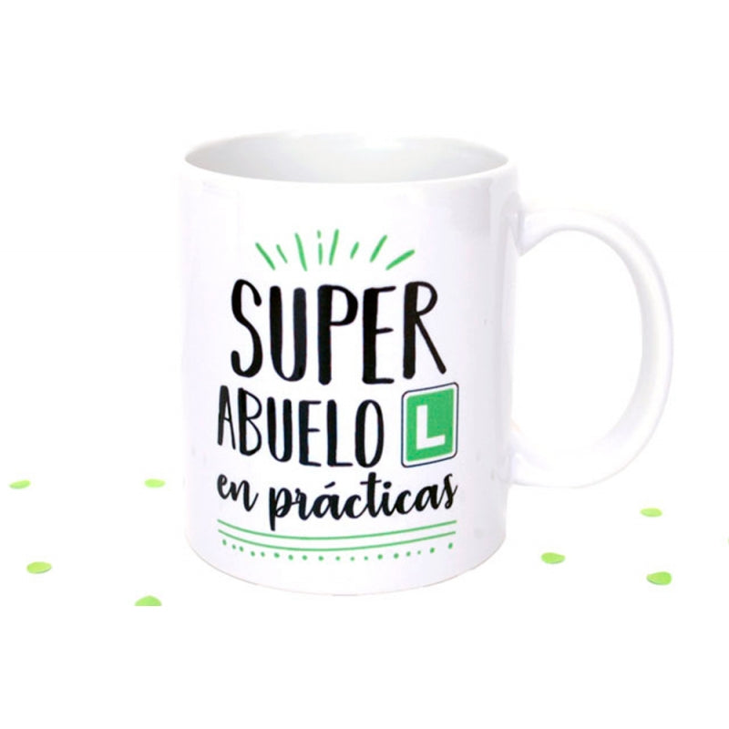 Taza - Súper abuelo en prácticas (L)