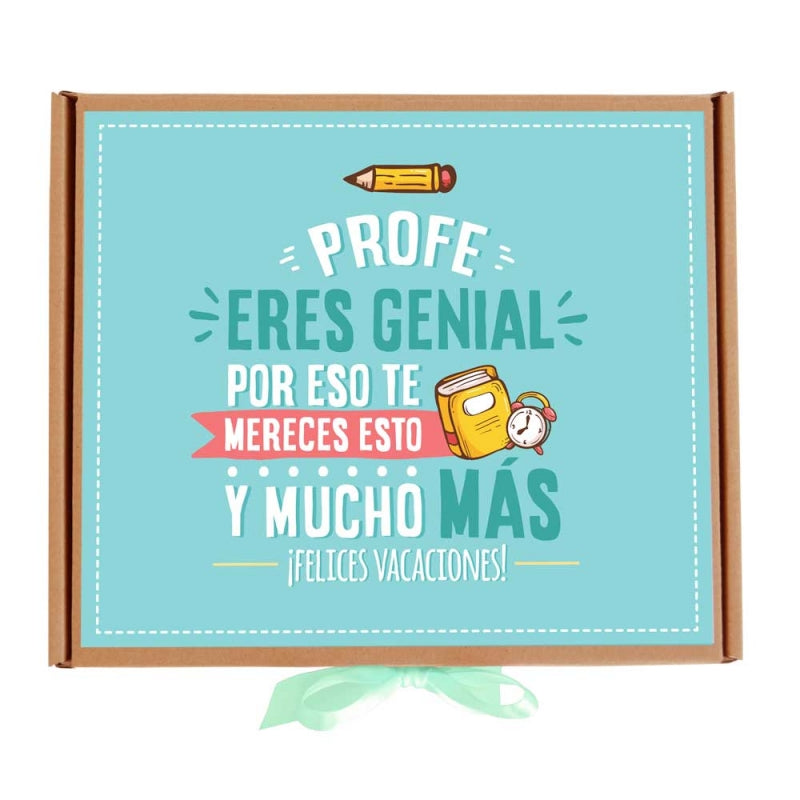 Profesor, eres genial - Caja de chocolatinas