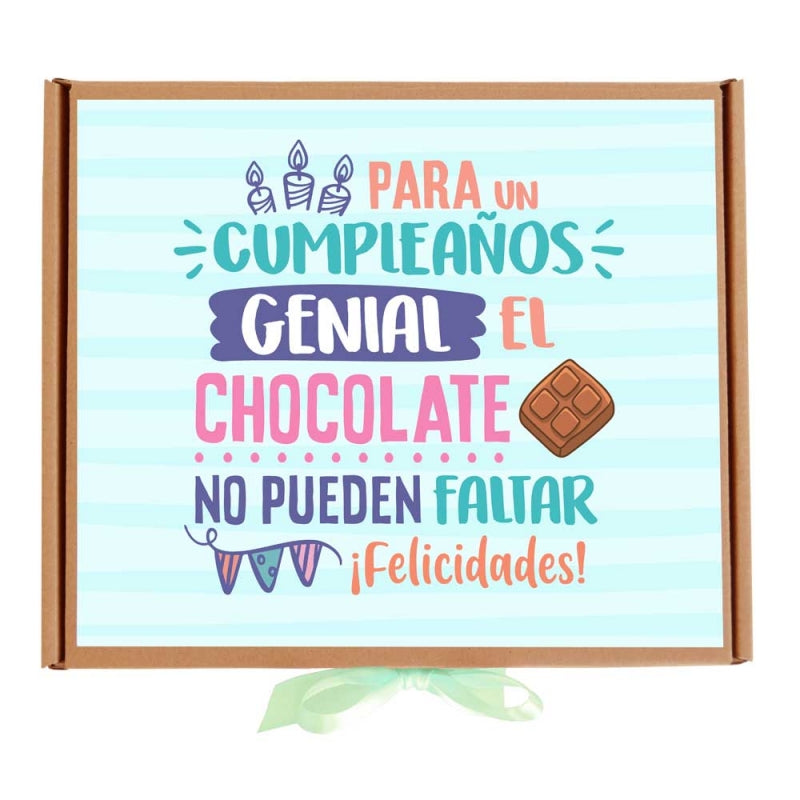 Cumpleaños genial - Caja de chocolatinas