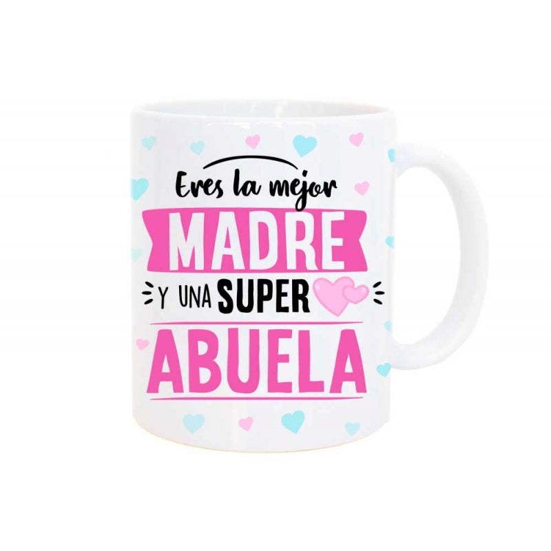 Taza - Mejor madre y súper abuela