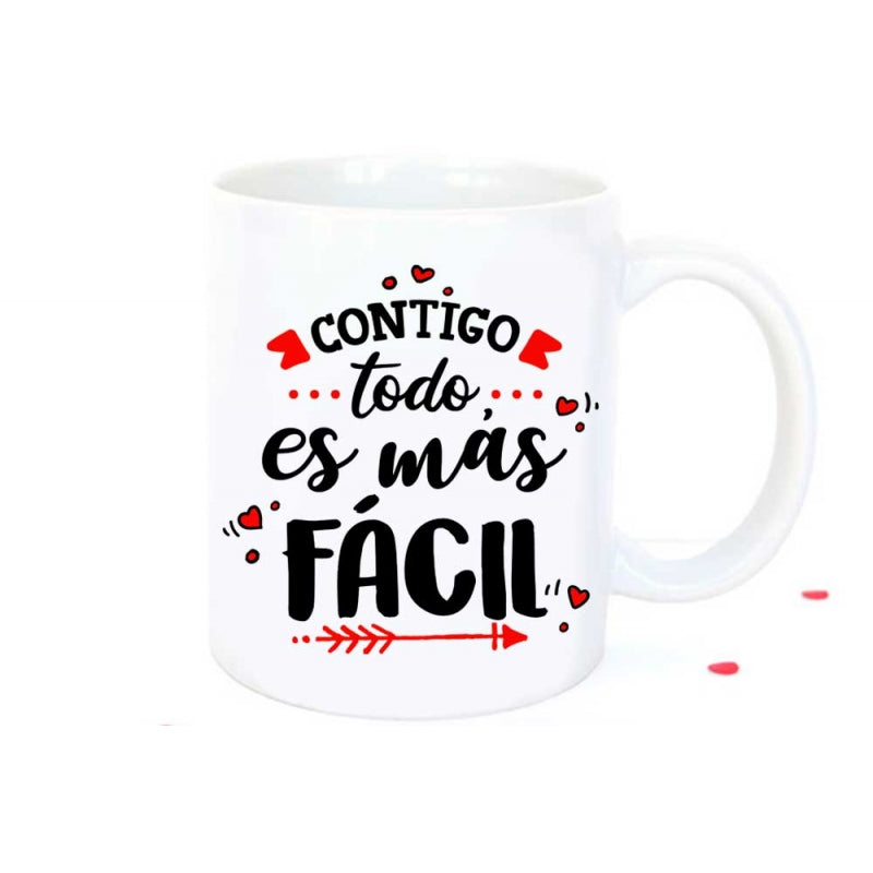Taza - Contigo todo es más fácil