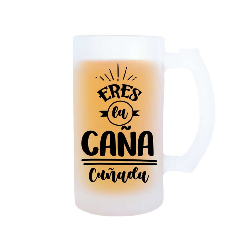 Jarra de cerveza - Eres la caña personalizada