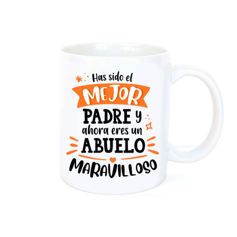 Taza - Mejor padre y abuelo maravilloso