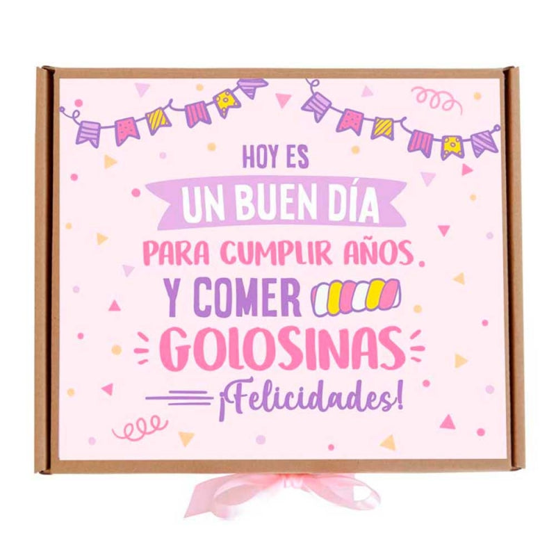 Feliz cumpleaños - Caja de golosinas