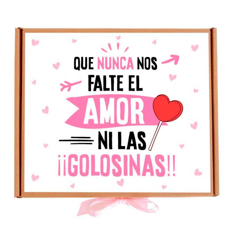 Que nunca nos falte el amor - Caja de golosinas
