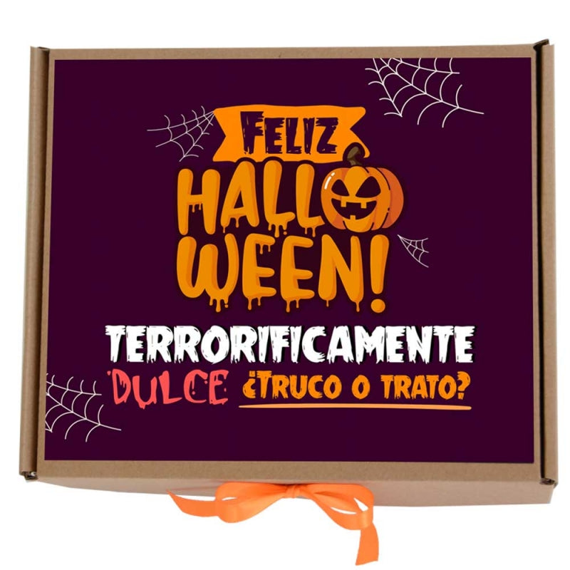 Halloween - Caja de chocolatinas color morado