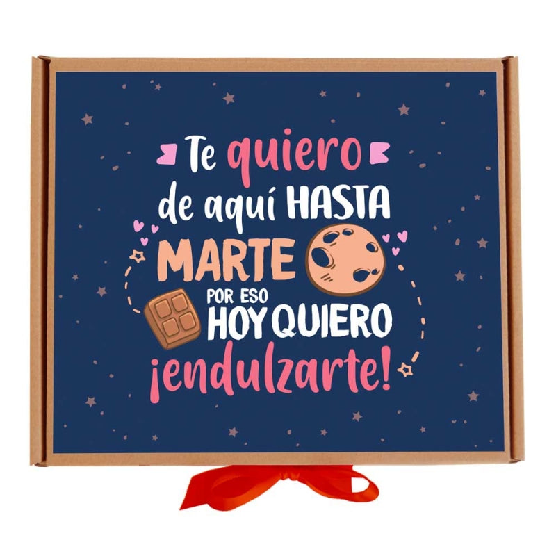 Te quiero hasta Marte - Caja de chocolatinas