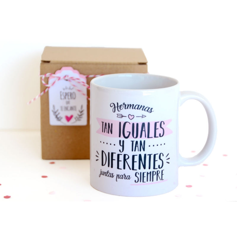 Taza - Hermanas tan iguales y diferentes