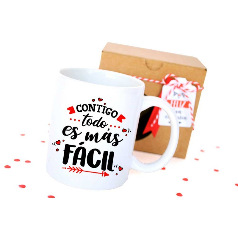 Taza - Contigo todo es más fácil