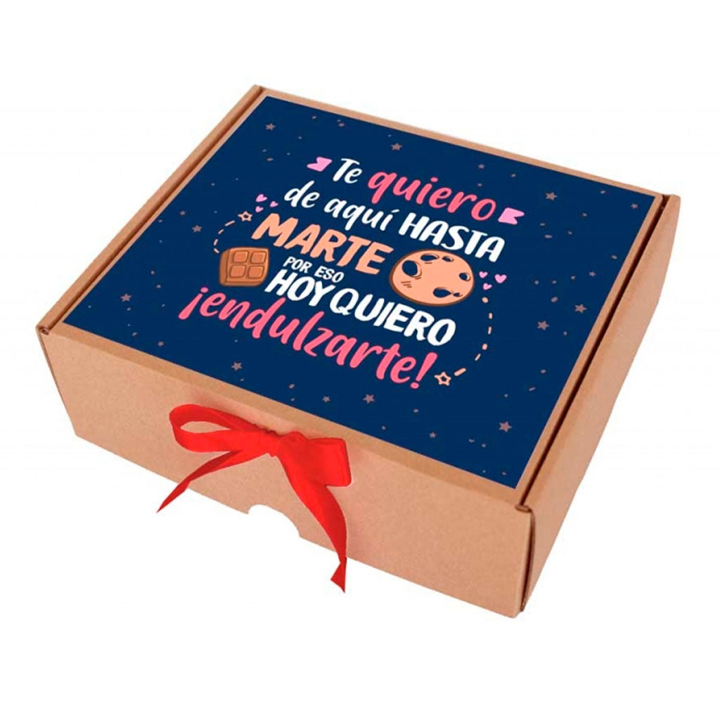 Te quiero hasta Marte - Caja de chocolatinas