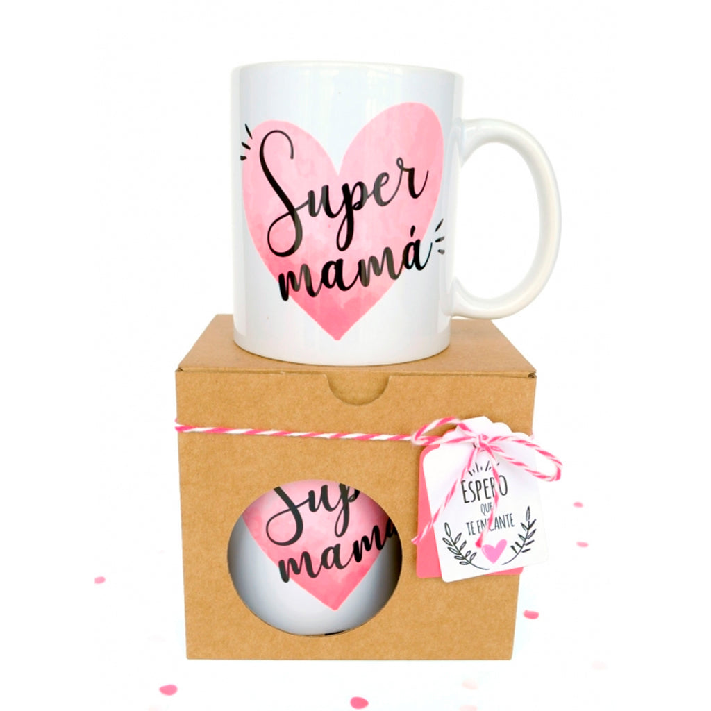 Taza - Súper Mamá, te quiero