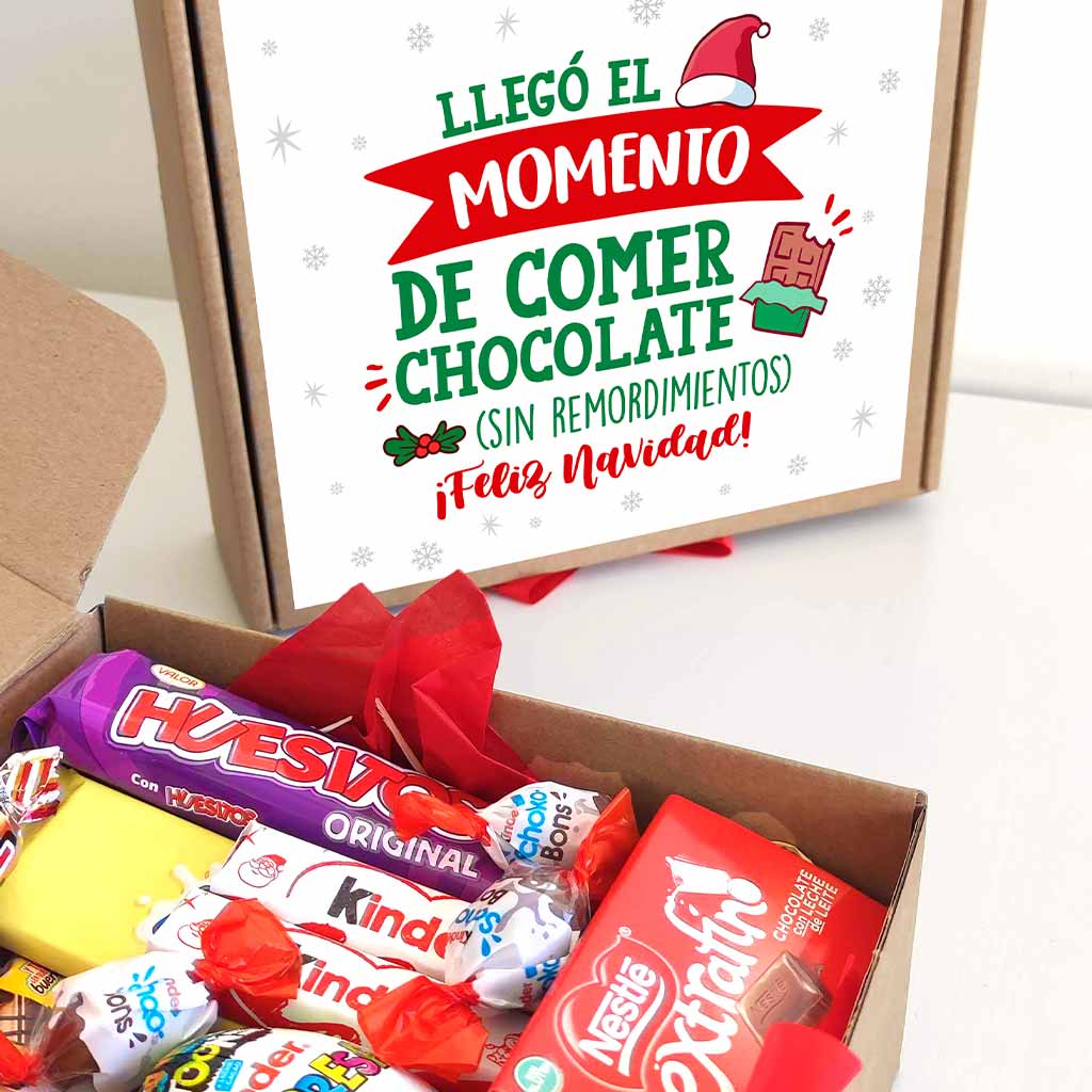 Regalo de Navidad - Caja de chocolatinas