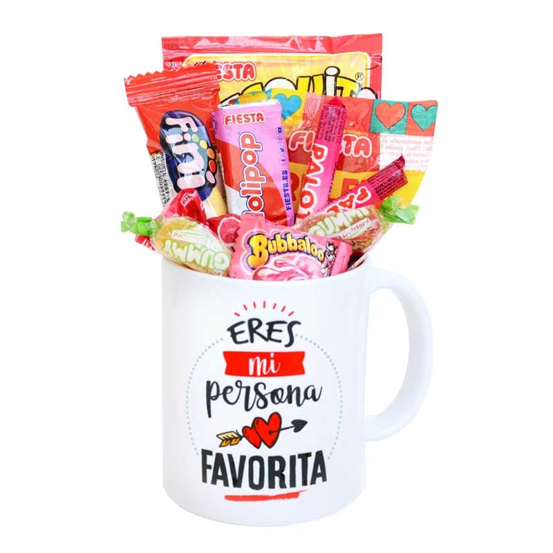 Taza Eres mi persona favorita de MONECES, presentación lista para regalar
