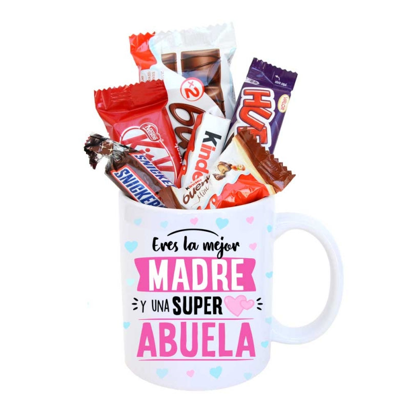 Taza - Mejor madre y súper abuela