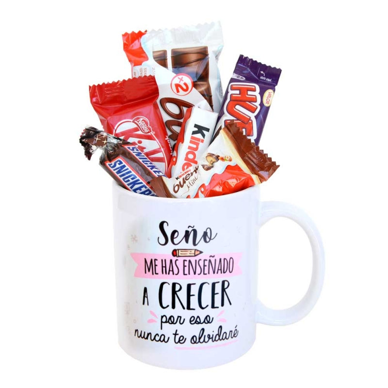 Taza - Seño, me has enseñado a crecer