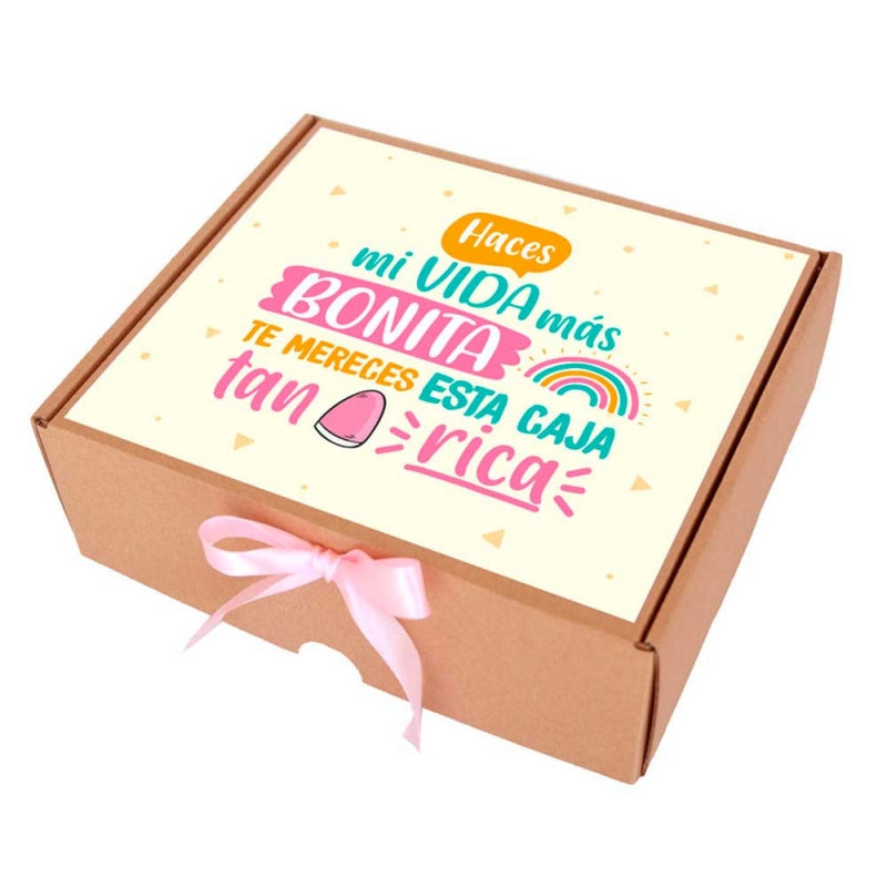 Haces mi vida más bonita - Caja de golosinas