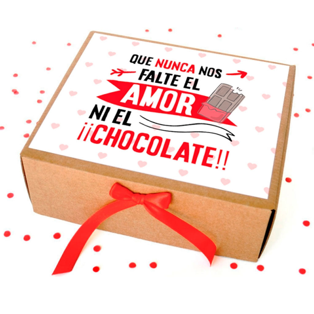 Que nunca nos falte el amor - Caja de chocolatinas