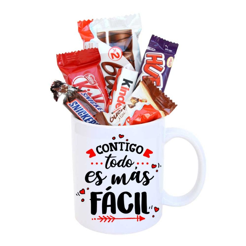 Taza - Contigo todo es más fácil