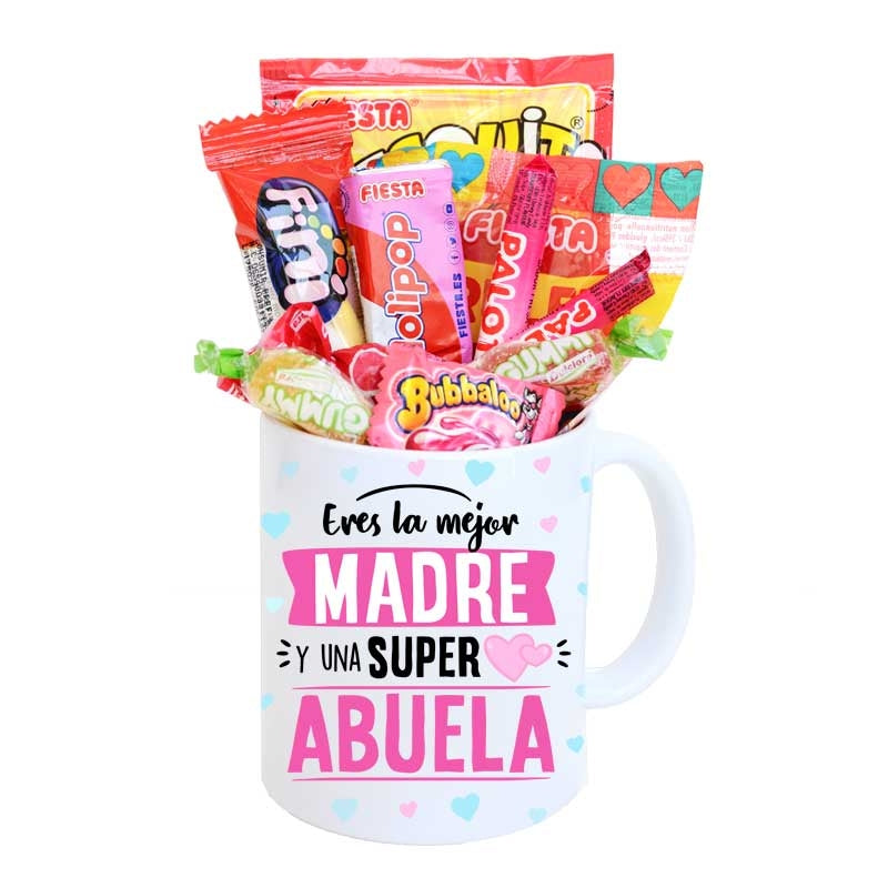 Taza - Mejor madre y súper abuela