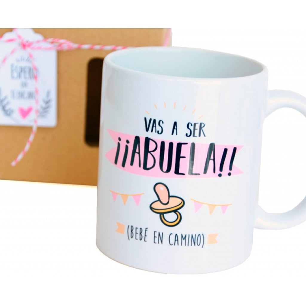 Taza - Vas a ser abuela (con chupete)