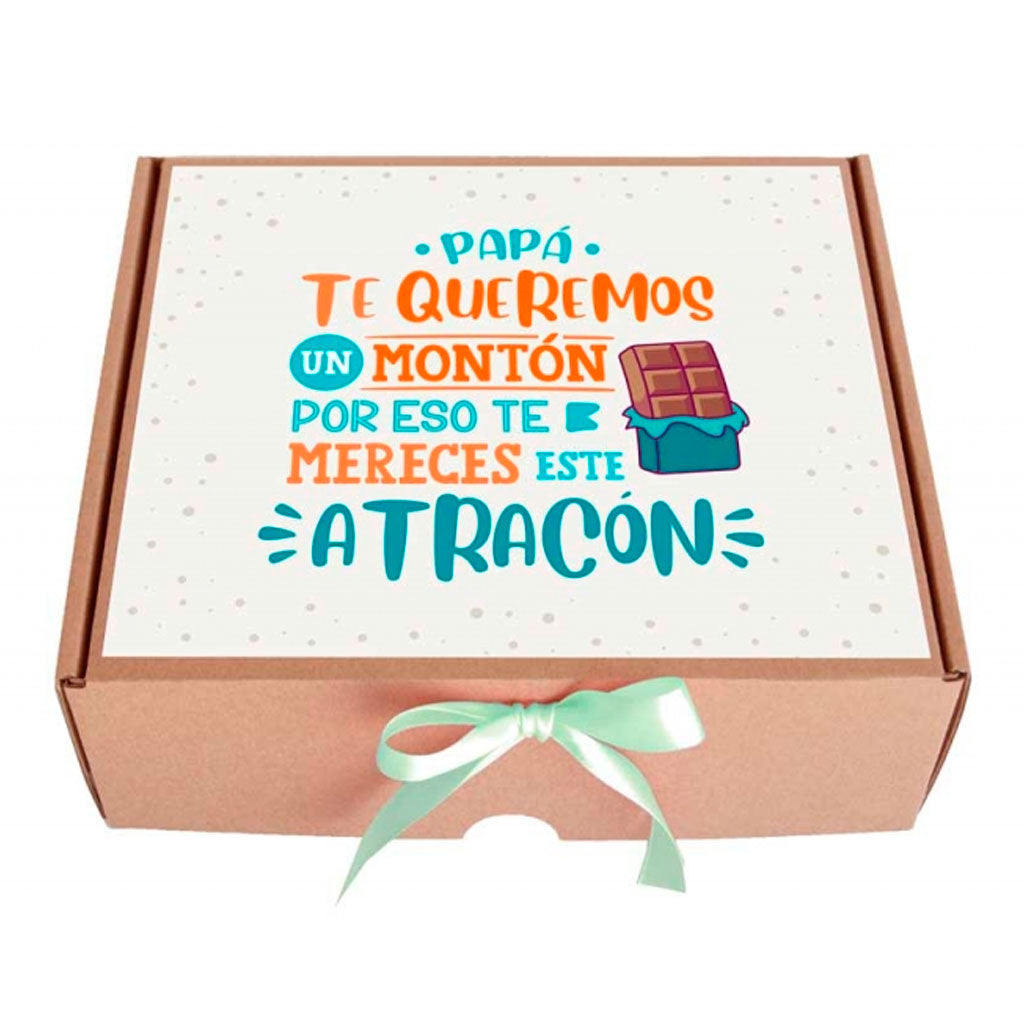 Papá, te queremos un montón - Caja de chocolatinas