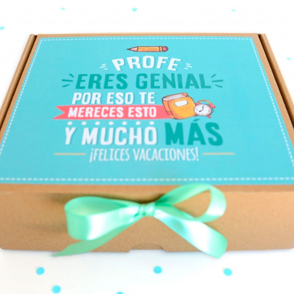 Profesor, eres genial - Caja de chocolatinas