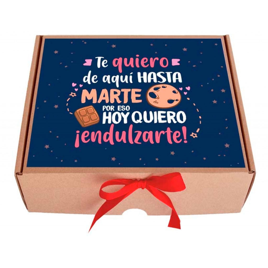 Te quiero hasta Marte - Caja de chocolatinas