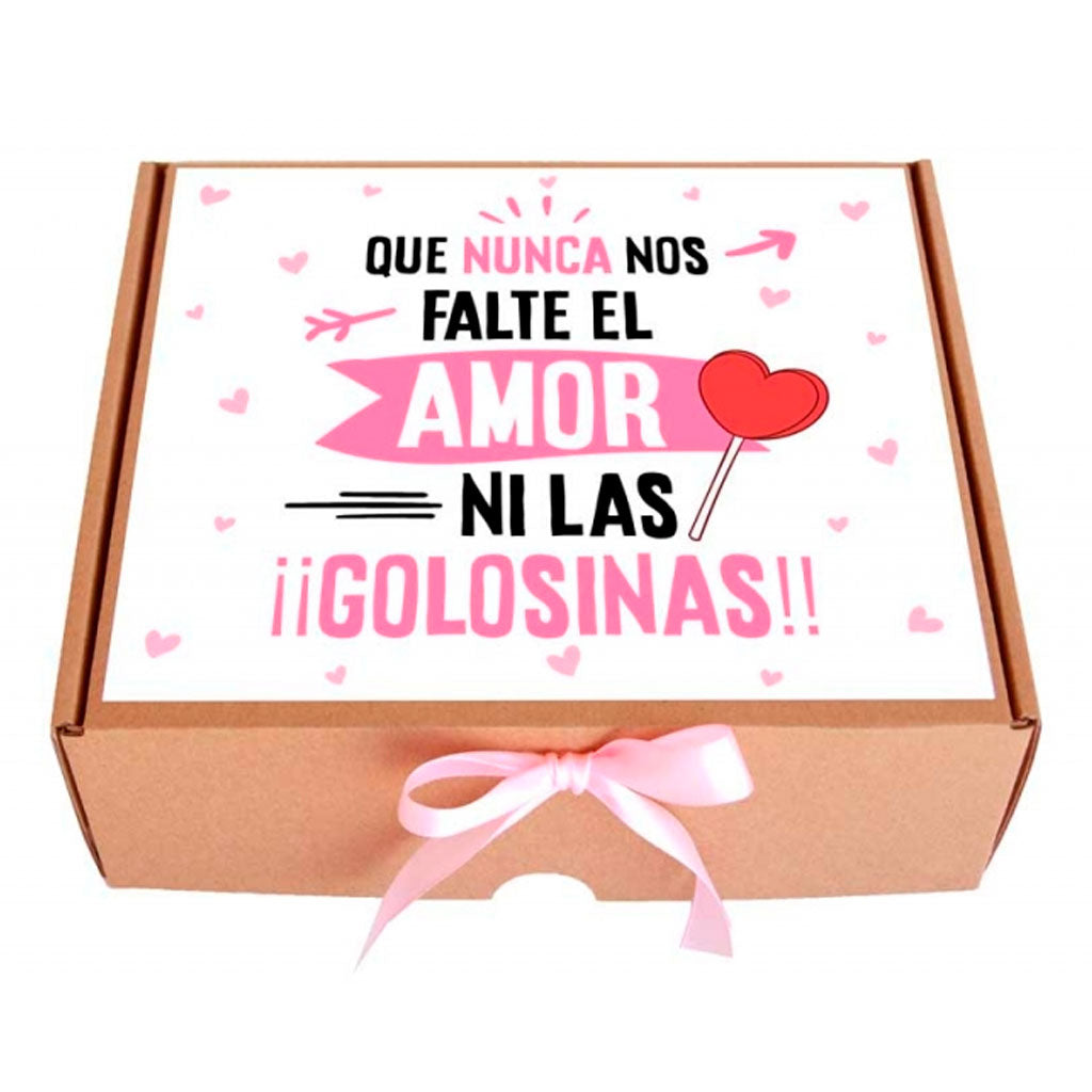 Que nunca nos falte el amor - Caja de golosinas