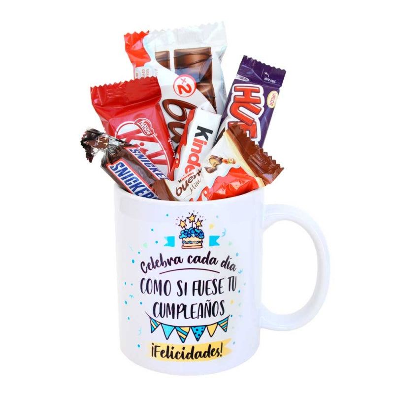 Taza - Celebra cada día, felicidades