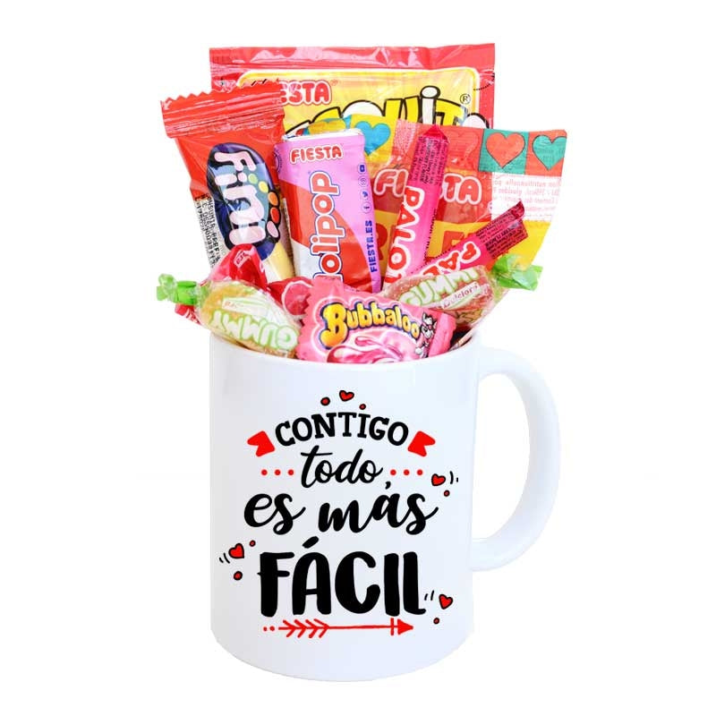 Taza - Contigo todo es más fácil