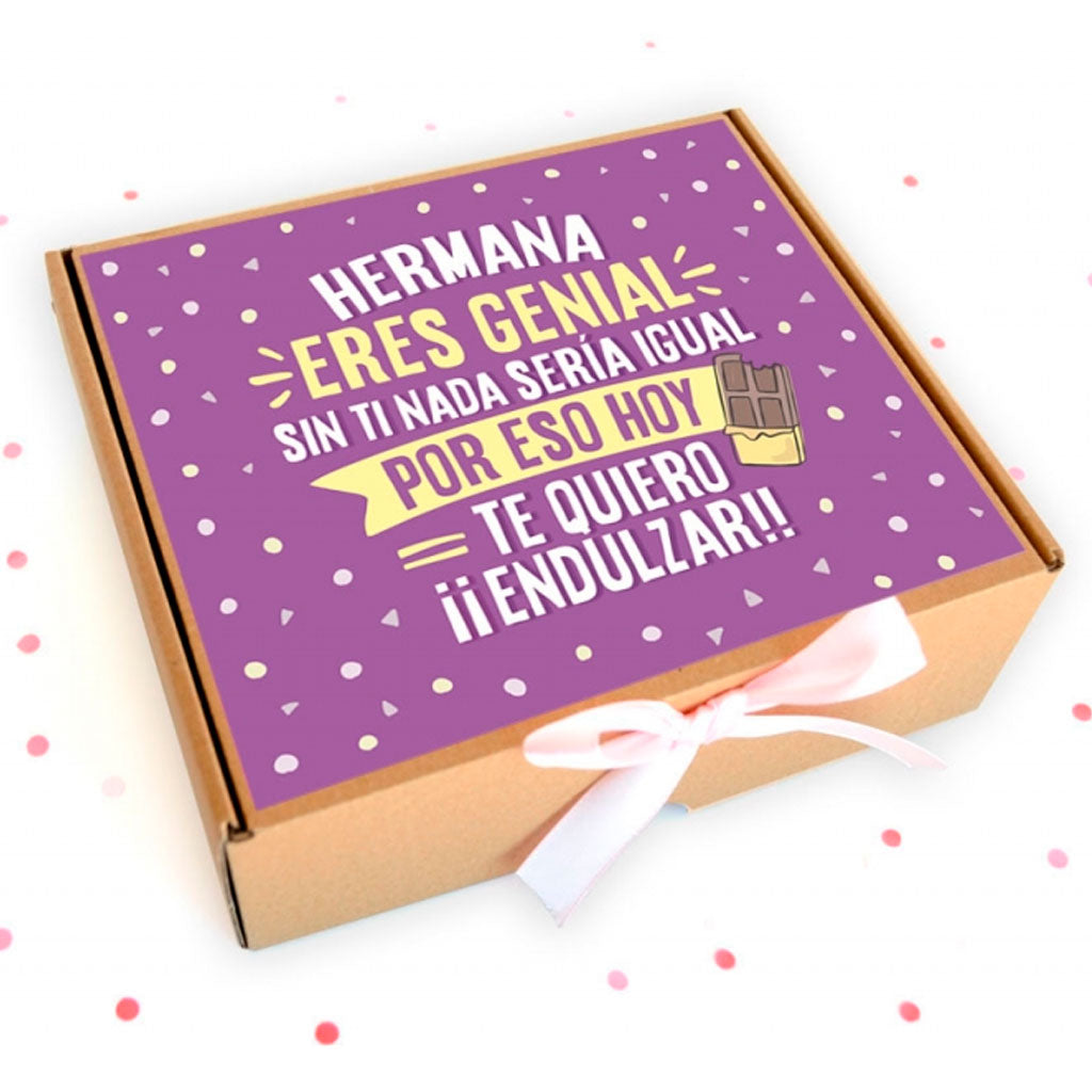 Regalo para hermana - Caja de chocolatinas