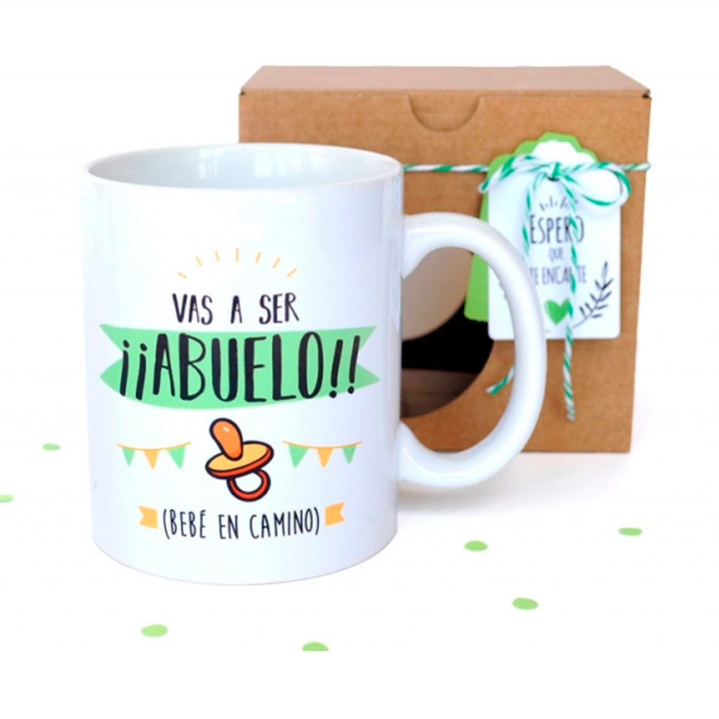Taza - Vas a ser abuelo (con chupete)