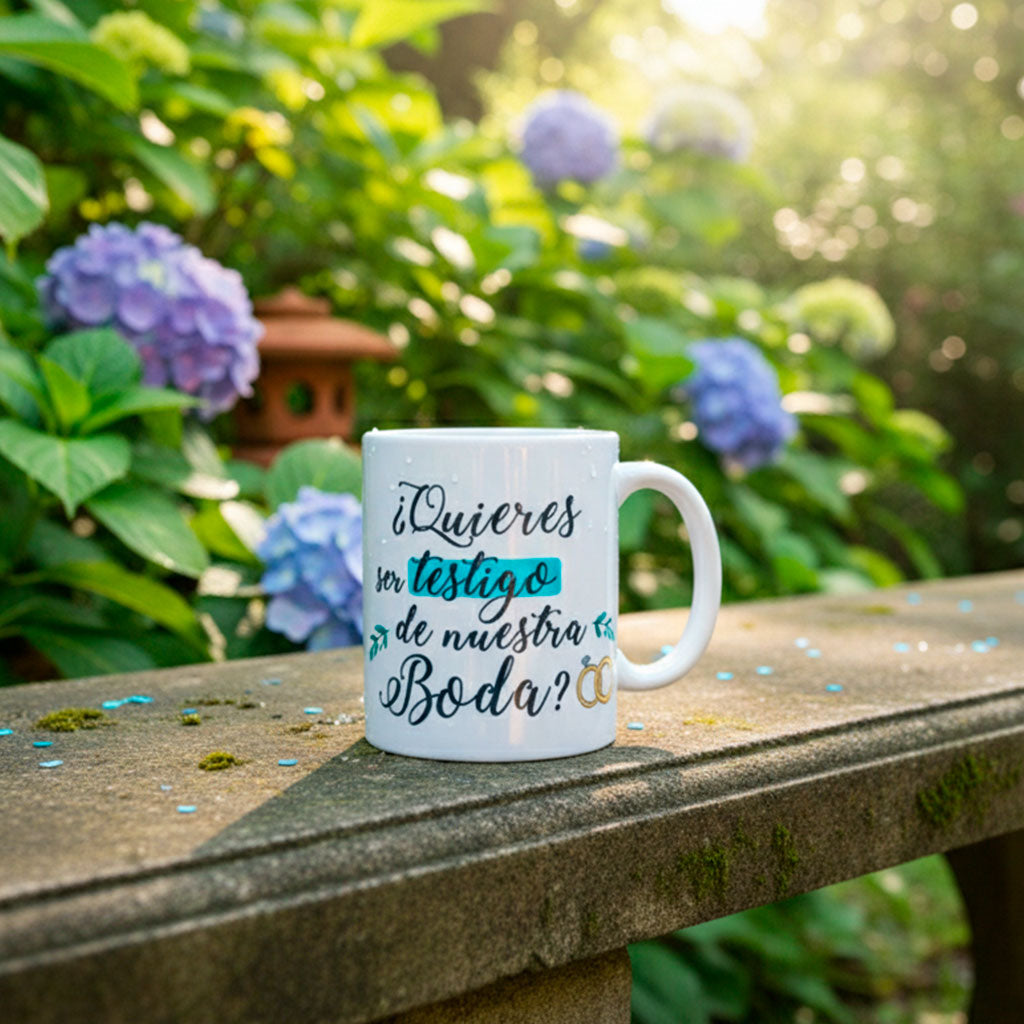 Taza - Testigo de nuestra boda