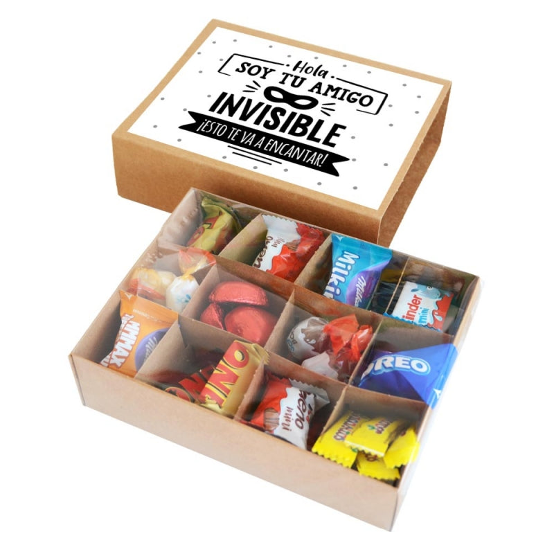 Cajita de bombones - Amigo invisible