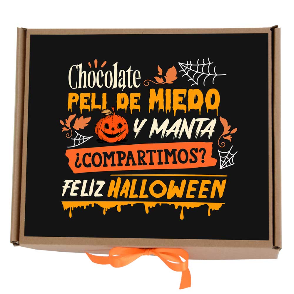 Halloween - Caja de chocolatinas color negro