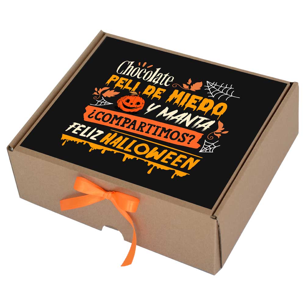 Halloween - Caja de chocolatinas color negro
