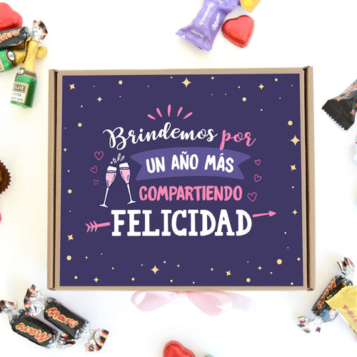 Caja de brindis para Navidad