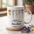 Taza personalizada - Gracias por enseñarme a crecer