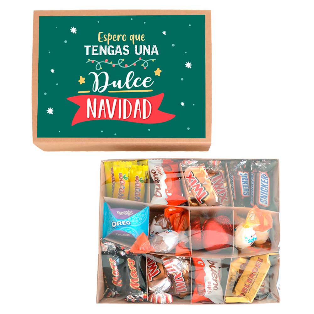 Cajita de bombones - Dulce Navidad