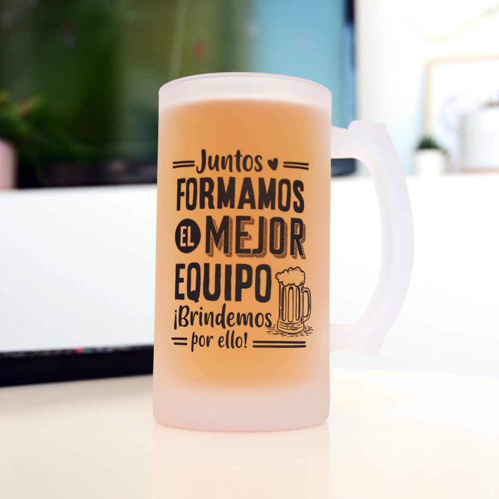 Jarra de cerveza para enamorados - San Valentín